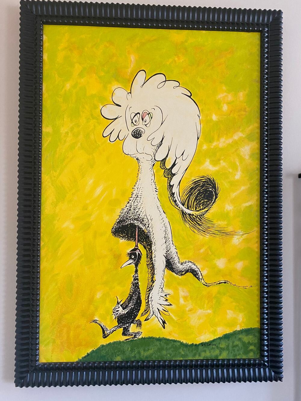 Dr. Seuss art, Fooling Nobody, Serigraph on Archival Canvas